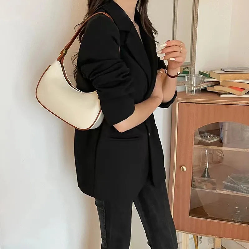 Women'S Fashion Underarm Crescent Tote