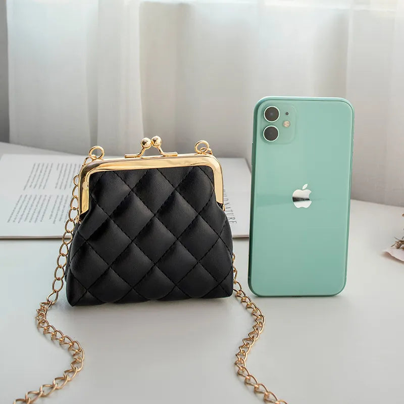 Wholesale Women Fashion Rhombus Chain Mini Bag
