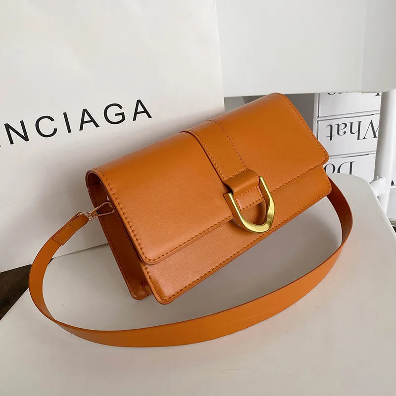 Solid Color Large Capacity Shoulder Handle Tote Bag