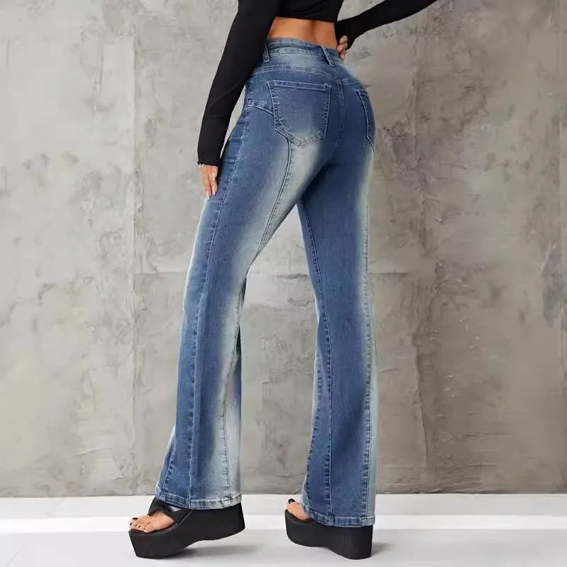 Fashion Gradient Stretch Jeans
