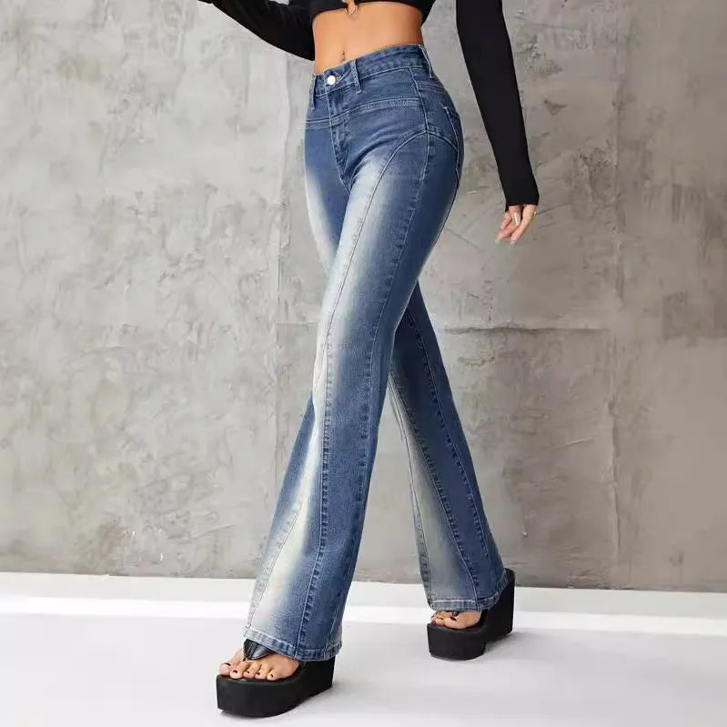 Fashion Gradient Stretch Jeans