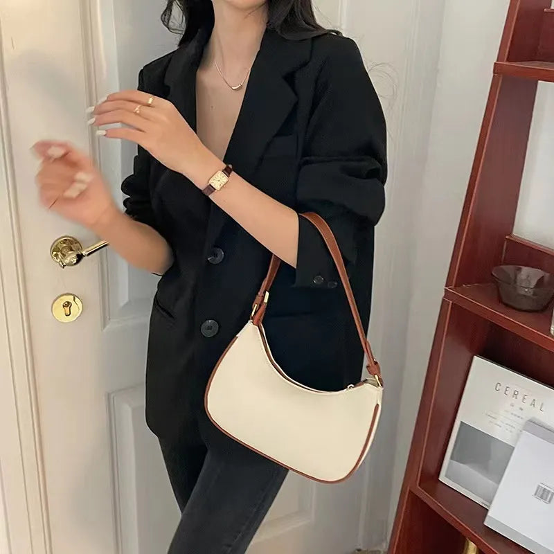 Women'S Fashion Underarm Crescent Tote