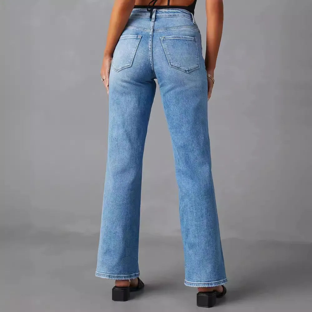 Split Loose Jeans