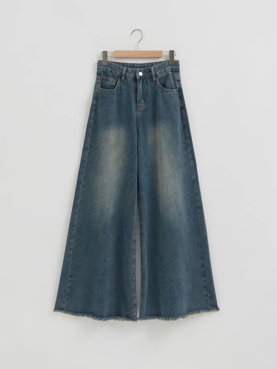 Loose Retro Wide Leg Jeans
