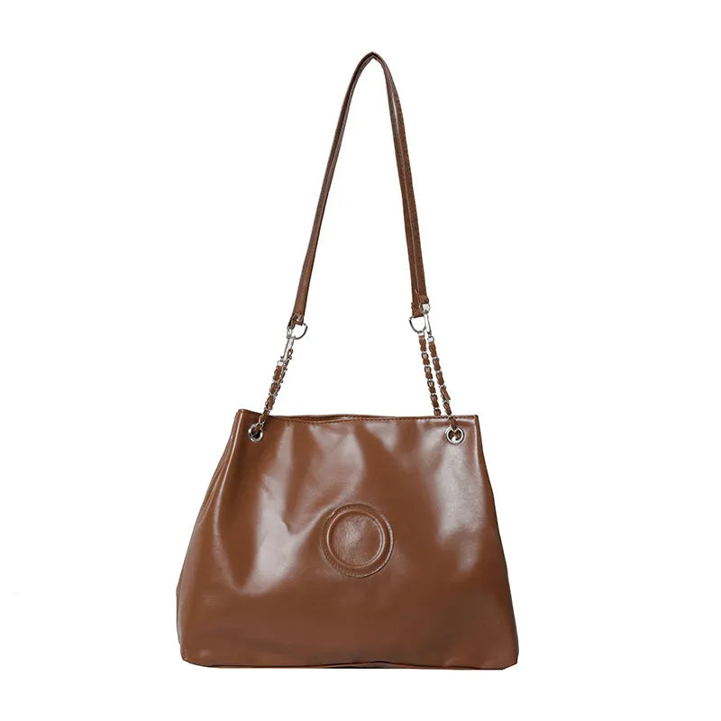 Large Capacity PU Shoulder Bag