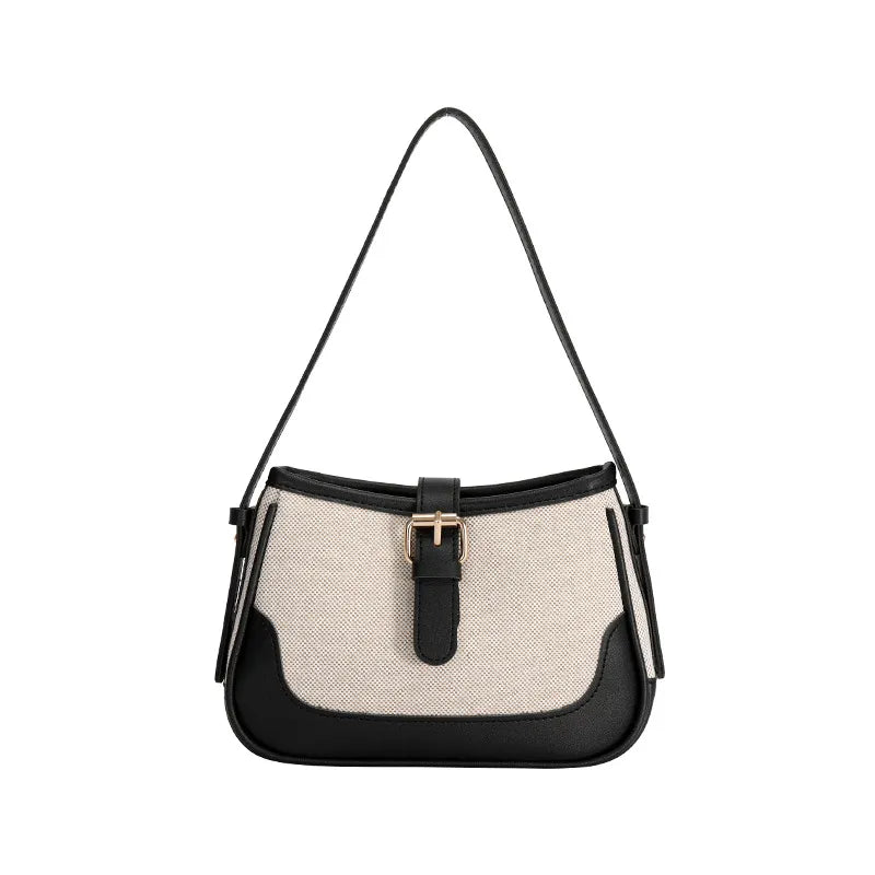 omen Office Chic Color Blocking Shoulder Underarm Bag
