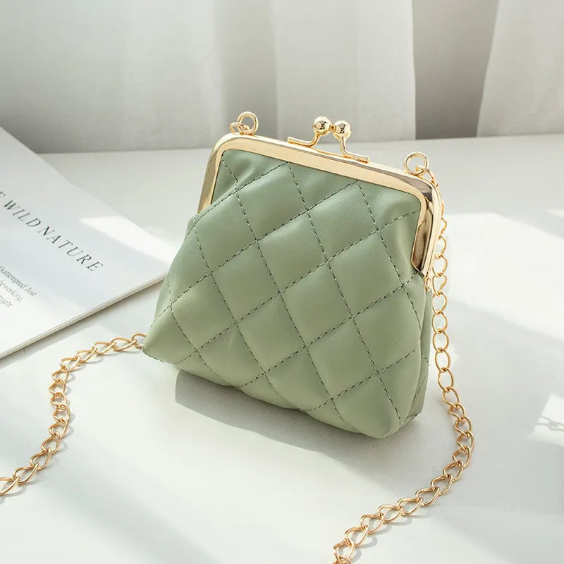 Wholesale Women Fashion Rhombus Chain Mini Bag