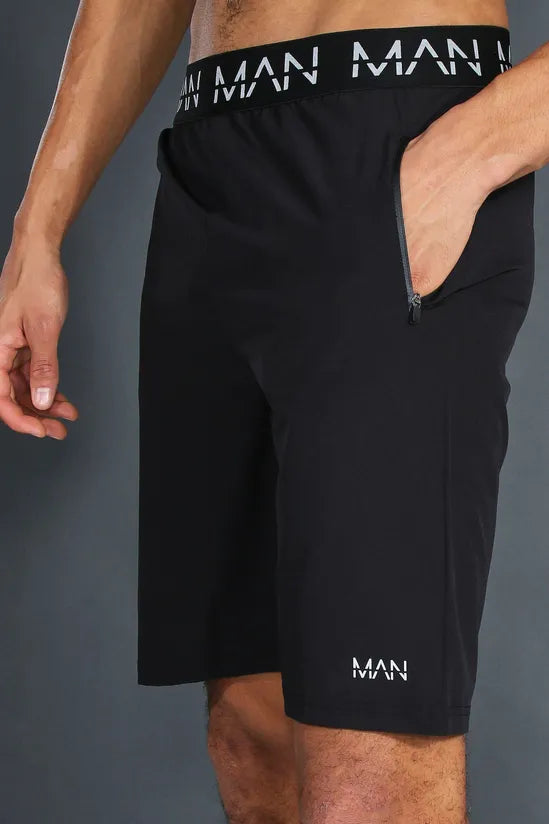 Tall Man Active Gym Zip Pocket Regular Fit 9inch Shorts