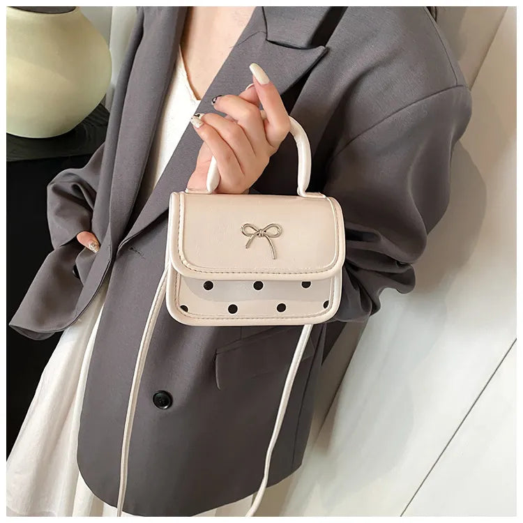 Fashion Bow Mini Square Crossbody Bag