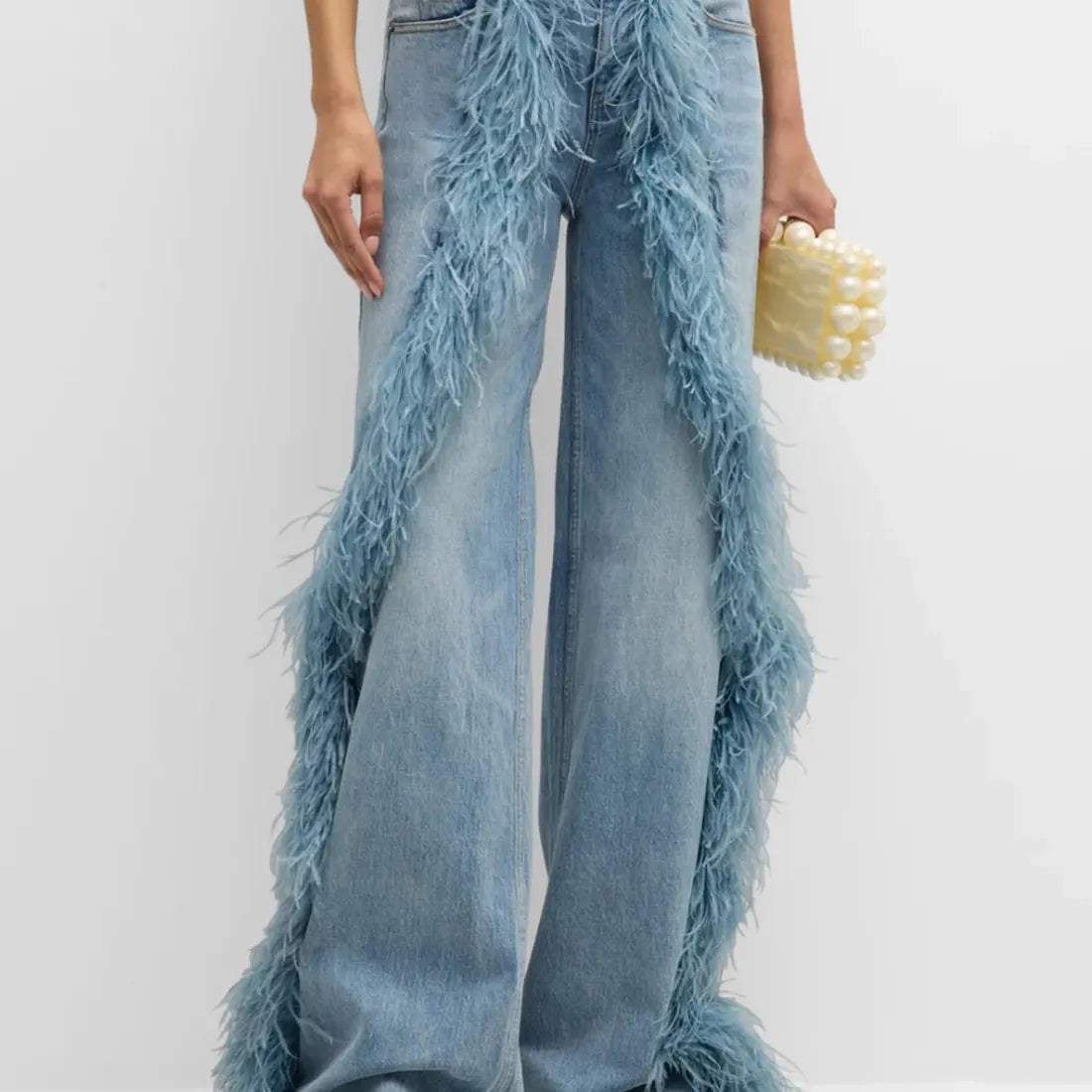 Creative Plush Jeans