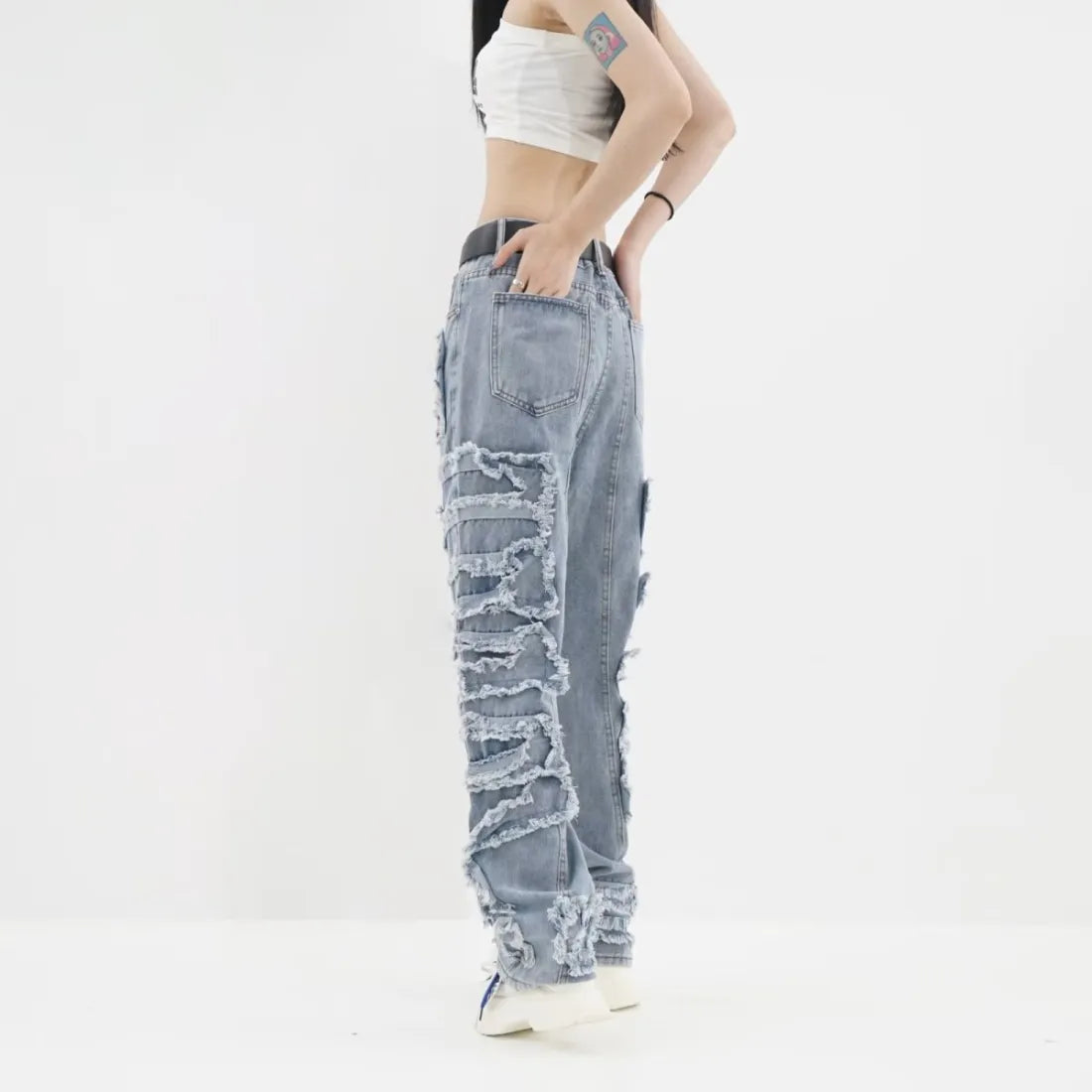 Retro Ripped Jeans