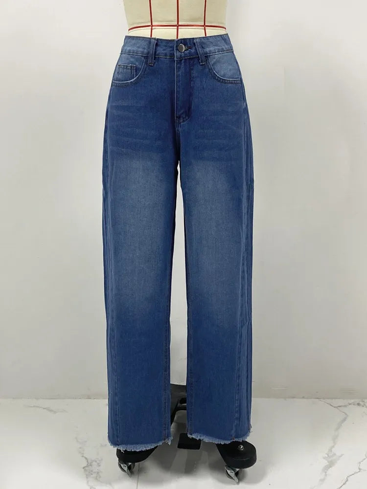 Casual Loose Straight Leg Jeans