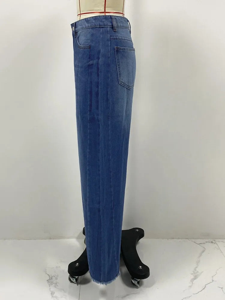 Casual Loose Straight Leg Jeans