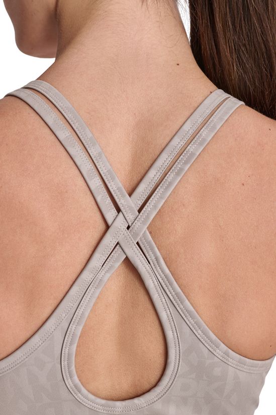 Logo Keyhole Bra Driftwood