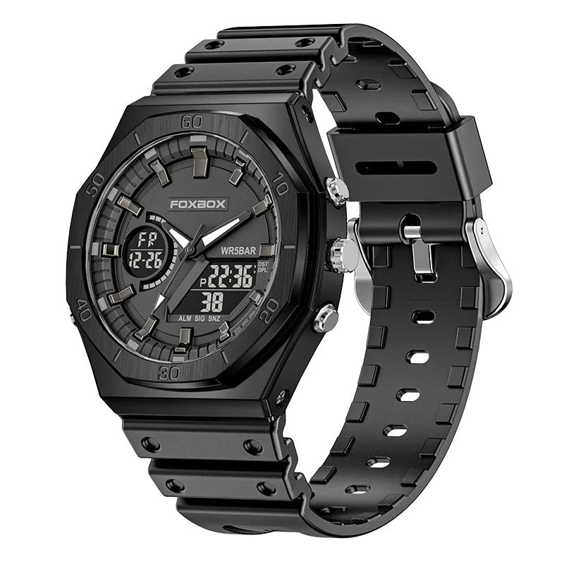 Men's Dual Display Outdoor Sports Quartz Watch