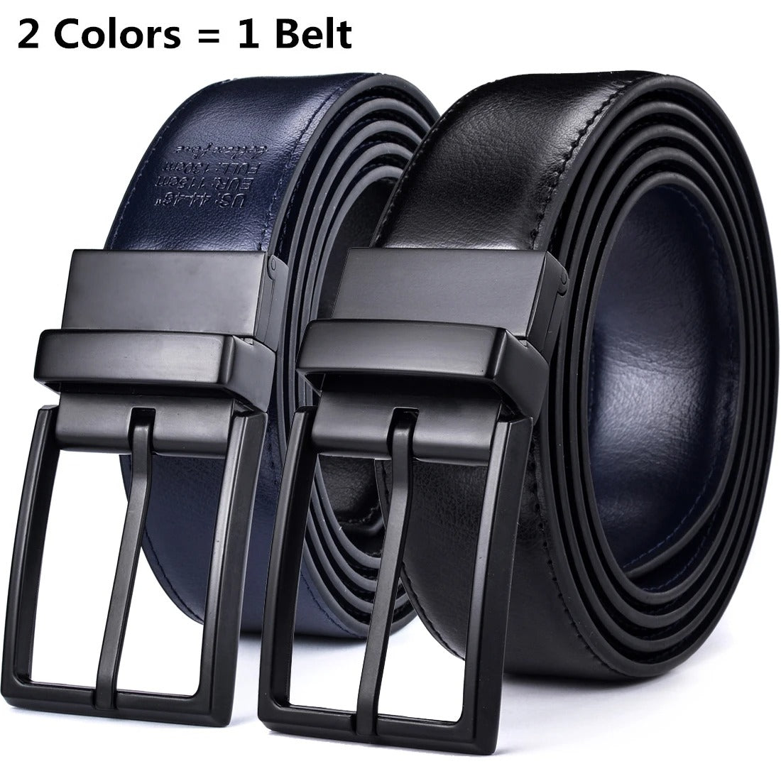 Men's Reversible Leather Belts