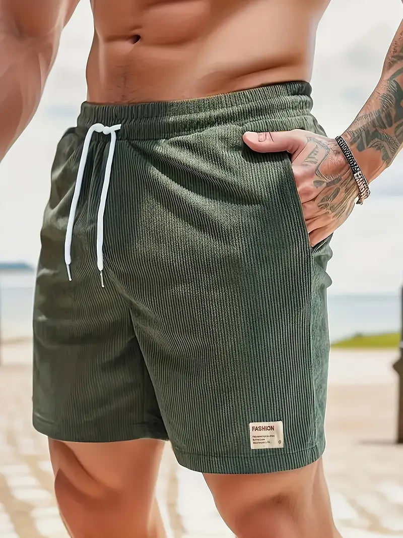 Men's Summer Solid Color Sports Shorts