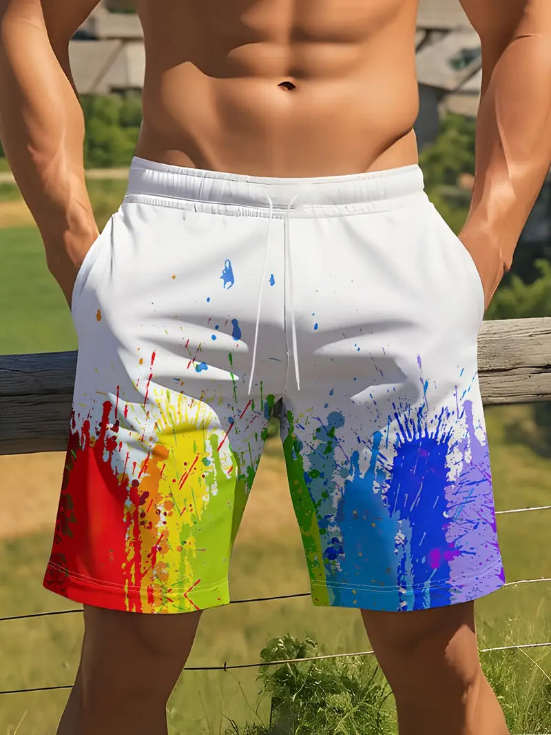 Men's Summer Casual 3D Print Shorts