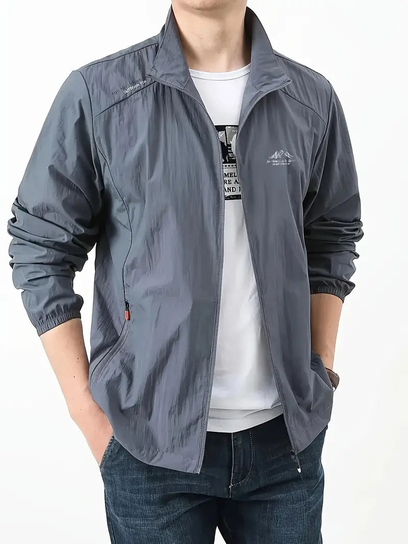 Men's Lightweight Hooded Nylon Jacket