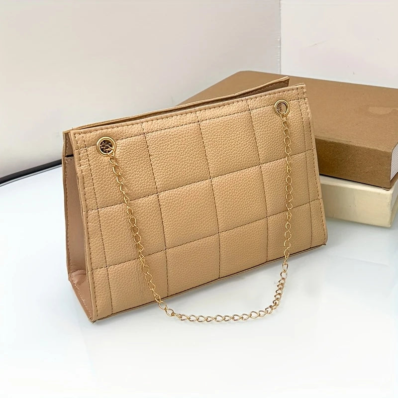 Fashionable Crossbody Bag, Summer Versatile Chain Bag, Single Shoulder Small Square Bag For Women
