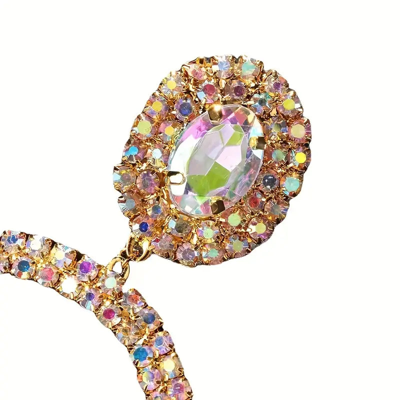 Exaggerated Hollow Dangle Earrings