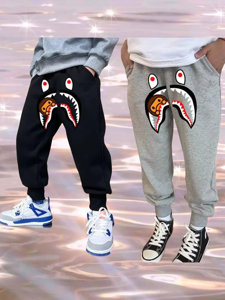 Men's Shark Print Trousers