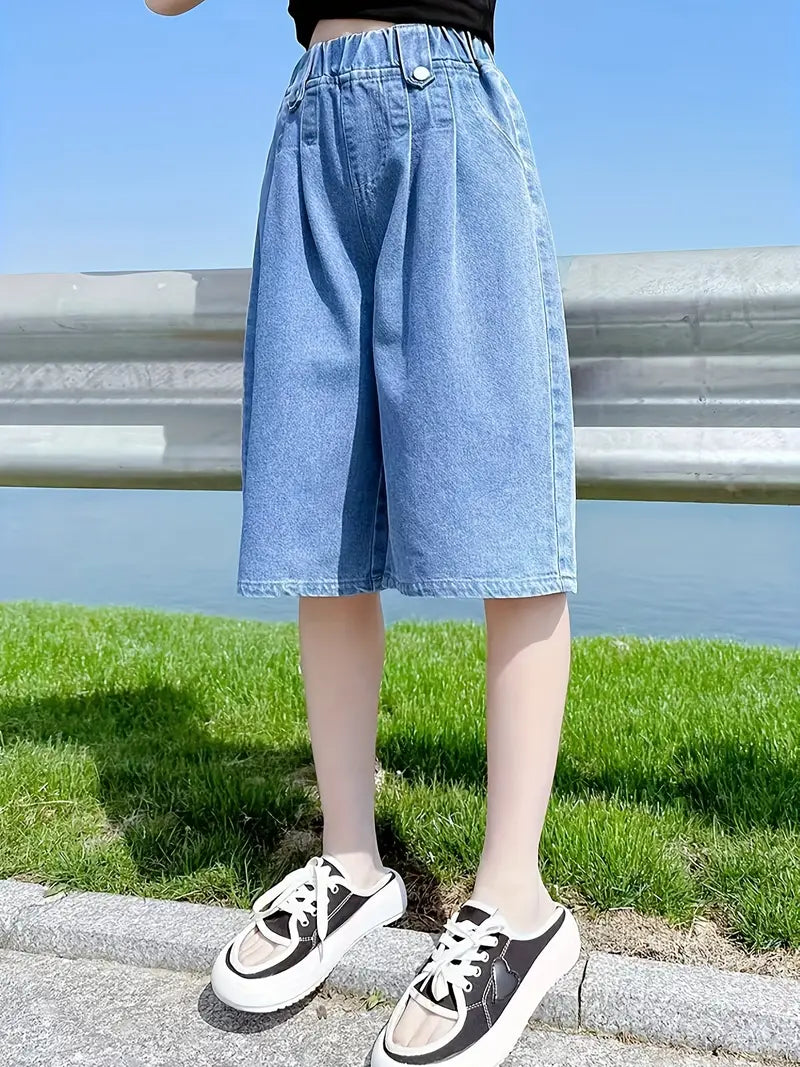 Summer New Fashion Children's Jeans Pants Shorts
