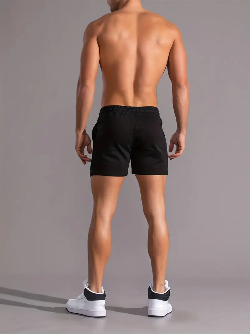 Men's Comfortable Letter Print Shorts