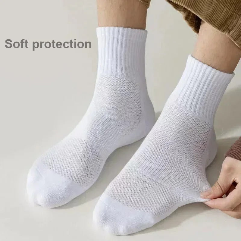 Men’s Thickened Winter Cotton Sports Socks – 10 Pairs