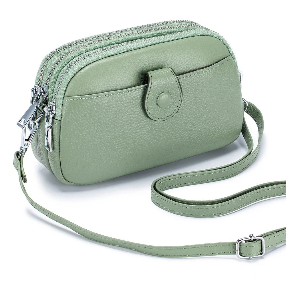 Genuine Leather Mini Crossbody Bag