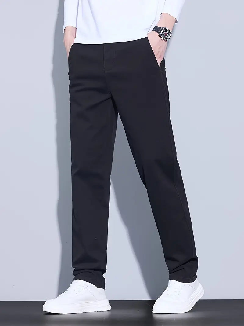 Men'S Classic-Fit Stretch Casual Chino Pants