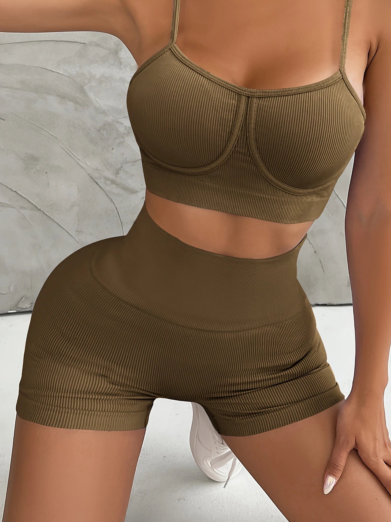 Two Piece Outfits Leggings Activewear Sets