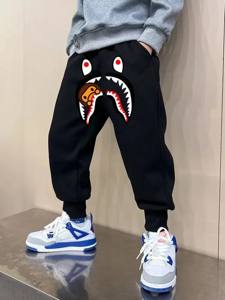 Men's Shark Print Trousers