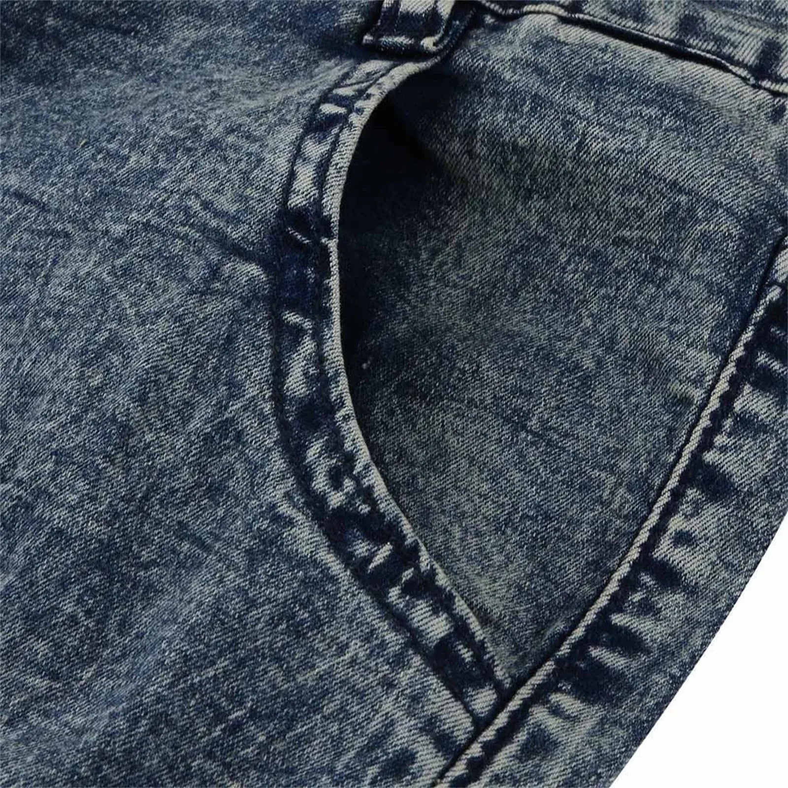Men's Slim Fit Distressed Ripped Jeans