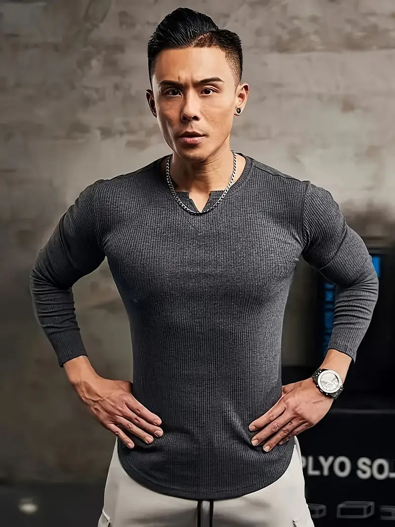 Long Sleeve Solid T-shirt