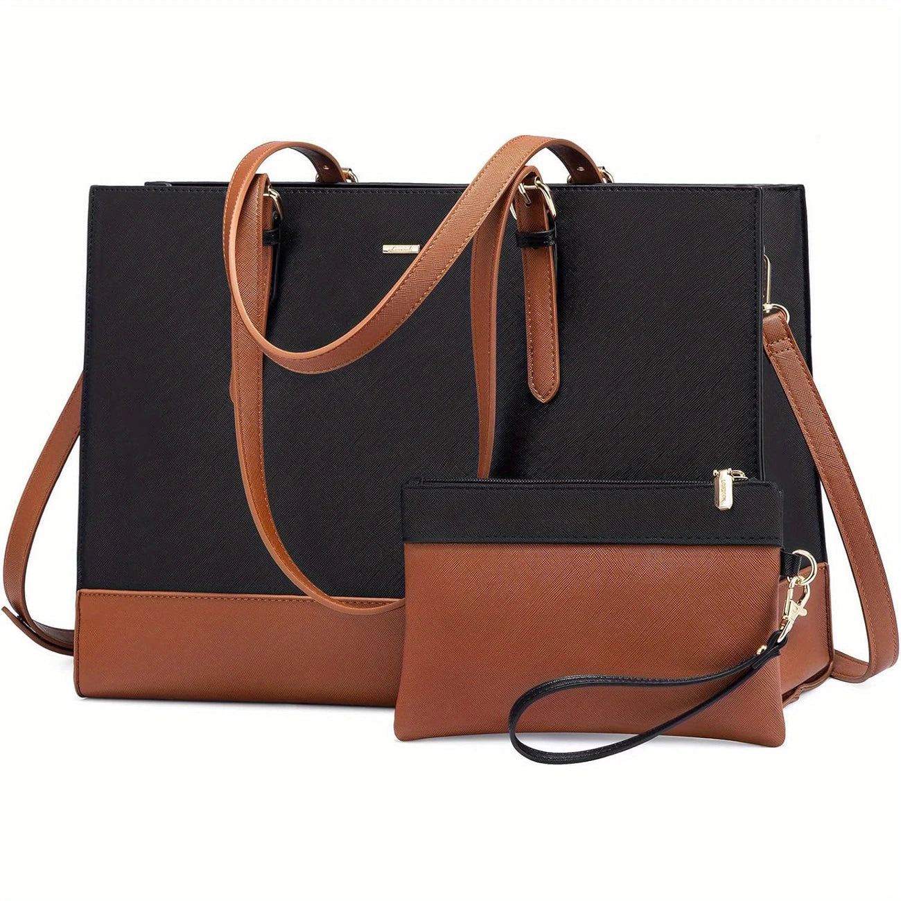 Women, Fashion Computer Tote Bag 15.6 Inch Large Handbag, Shoulder Bag Purse for Business Work