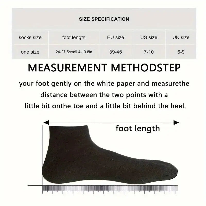 10 Pairs Men's Minimalist Striped Pattern Ankle Chain Socks