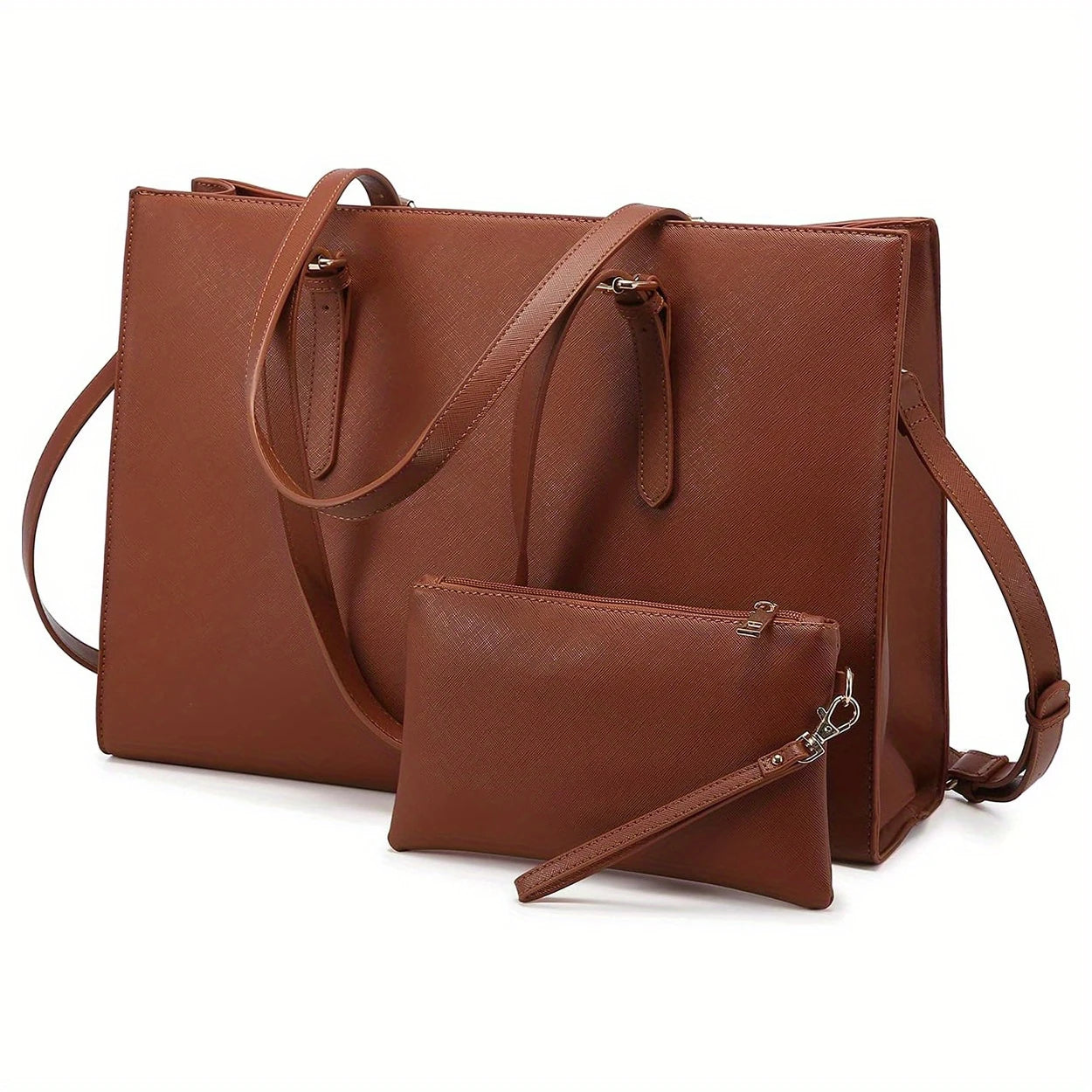 Women, Fashion Computer Tote Bag Large Capacity Handbag, Shoulder Bag Purse Set, Professional Business Work