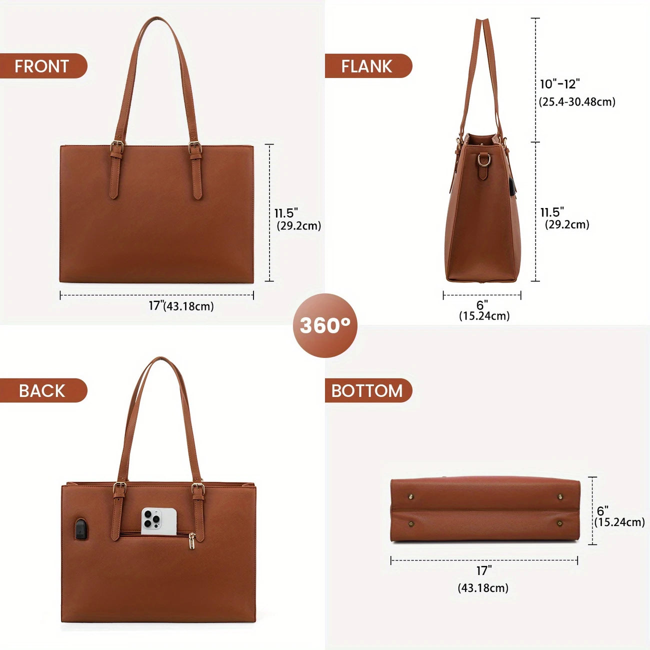 Professional Business Work Briefcase for Office Lady