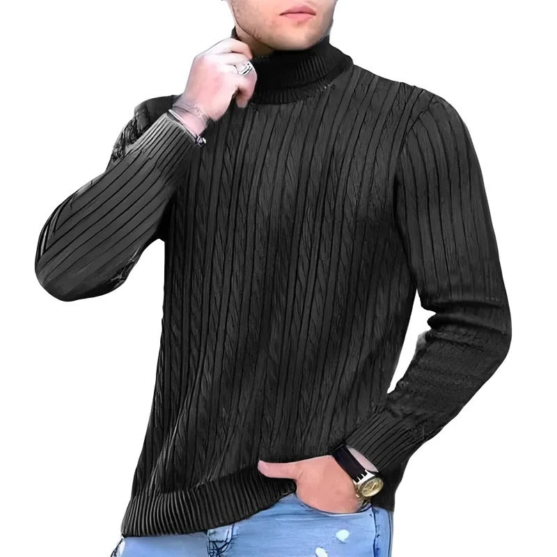 Men's Turtleneck Knitted Sweater