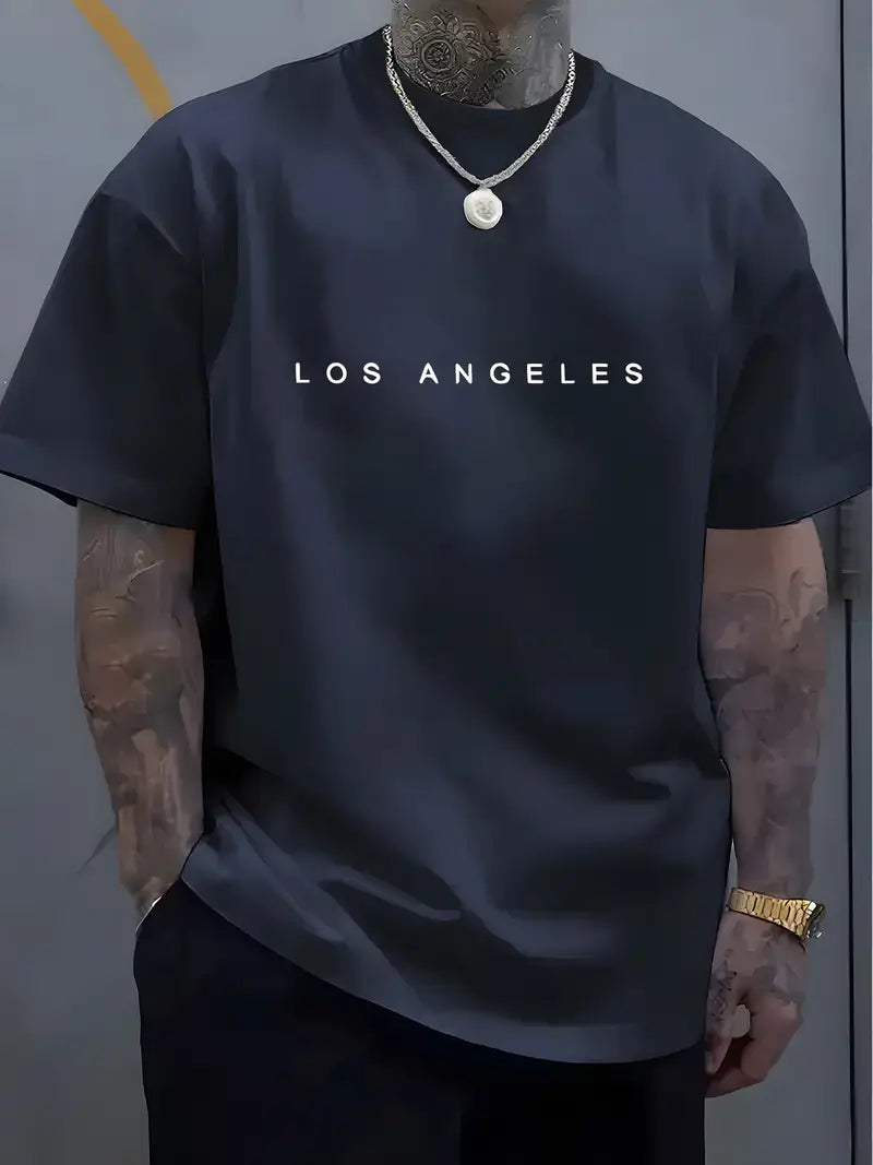 Men'S Trendy Round-Neck T-Shirt