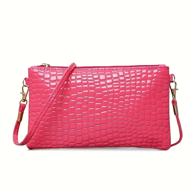Women'S Crocodile Pattern Crossbody Bag