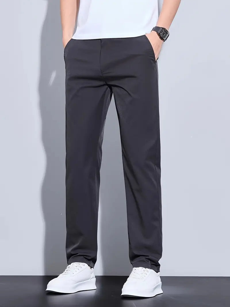 Men’s Lightweight Beige Casual Pants