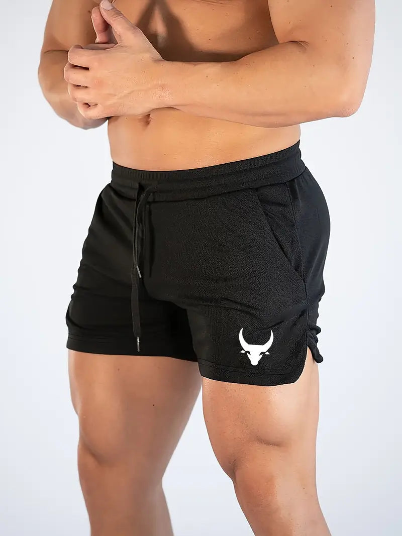 Men's Athletic Calf Print Shorts - 2-Pack