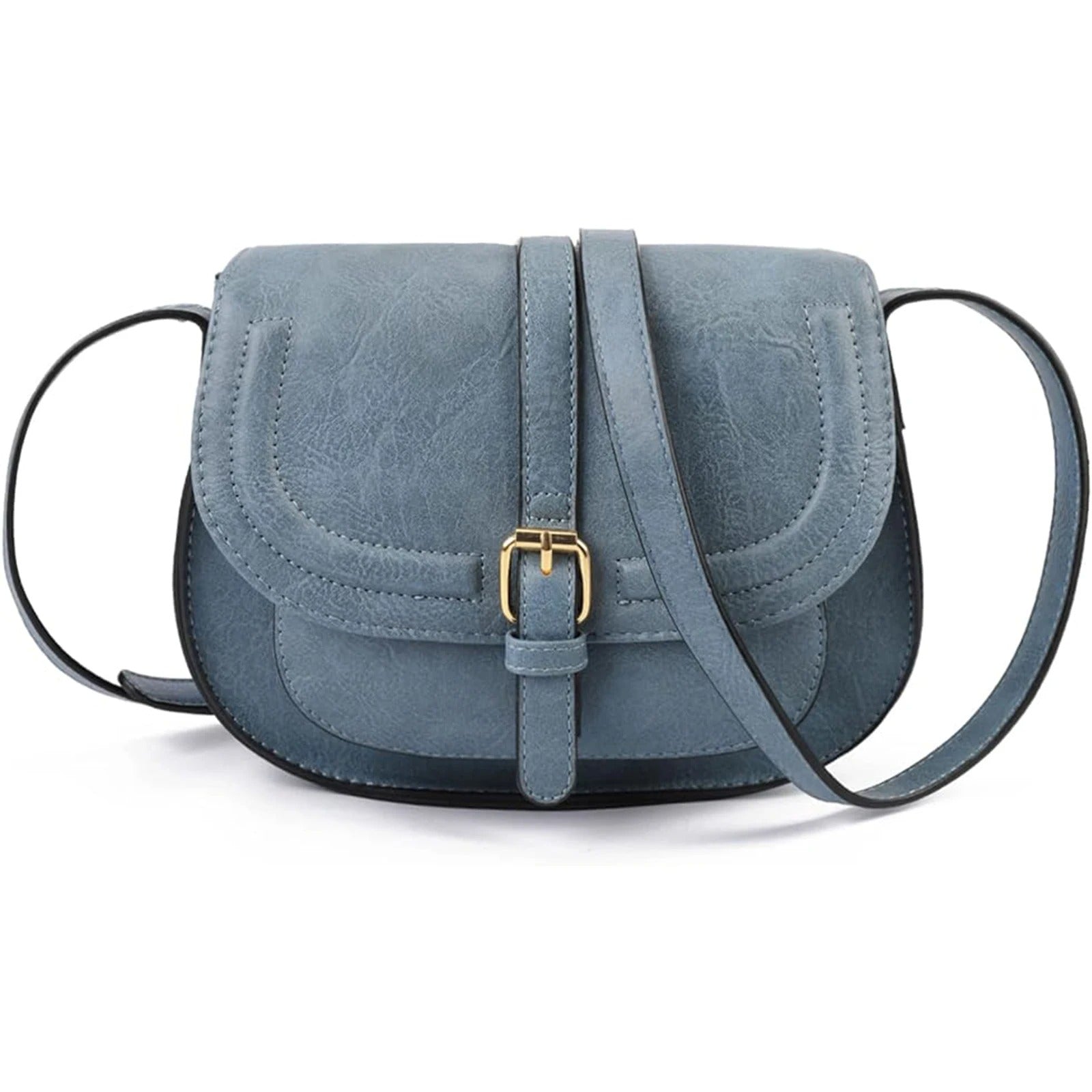 Boho Saddle Faux Leather Crossbody