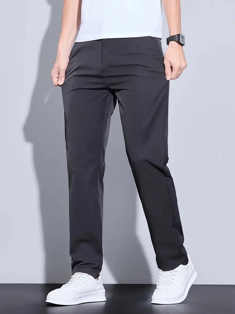 Men’s Lightweight Beige Casual Pants