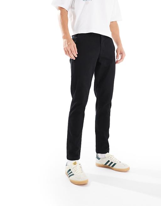 Jack & Jones Intelligence Slim Fit Chinos In Black