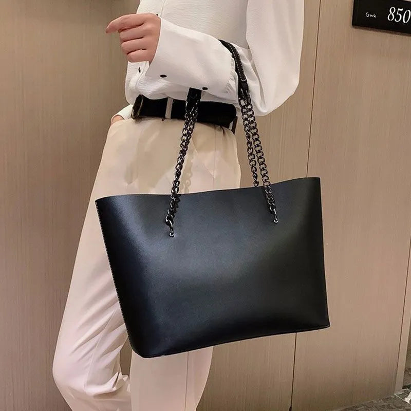 Fashion Retro Large Capacity Handle Tote Bag
