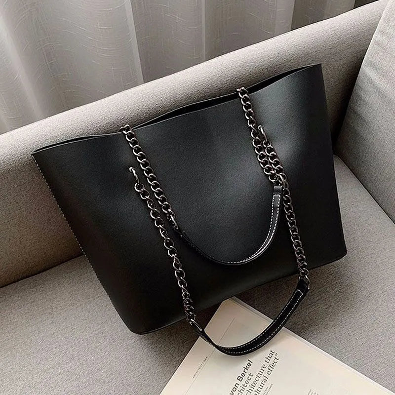 Fashion Retro Large Capacity Handle Tote Bag