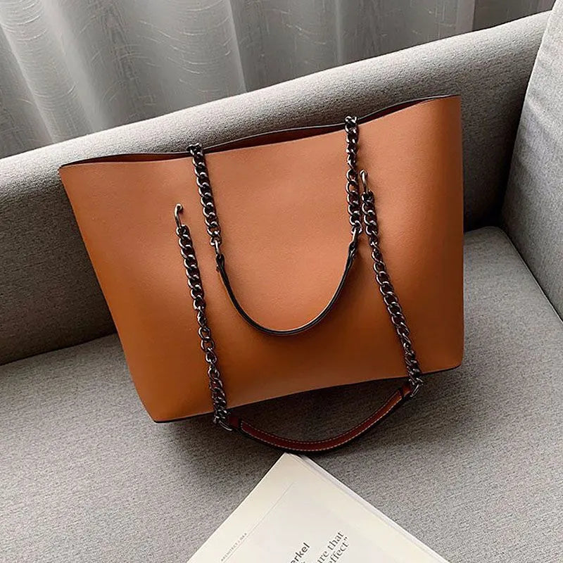 Fashion Retro Large Capacity Handle Tote Bag